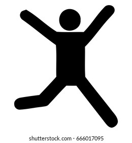 Figure Stick Icon man play