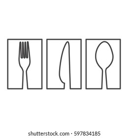 figure symbol cutlery food icon, vector illustraction design