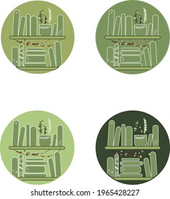 
Figure symbol icon signs book