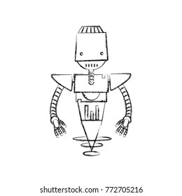 figure technology robot with machine robotic body