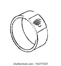figure technology smartwatch with digital connection service