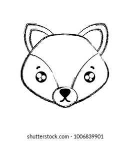 figure tender fox head cute animal