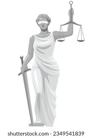 figure of Themis goddess of justice