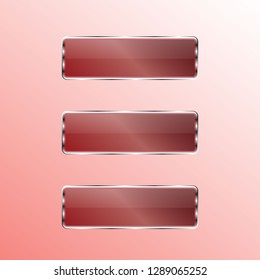 In the figure, three buttons are black, with gradients. Buttons for a site, a project, a presentation