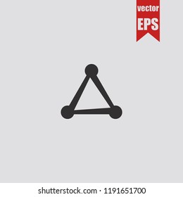 Figure triangle icon.Vector illustration.