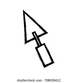 figure triangle spatula equipment to industrial service repair