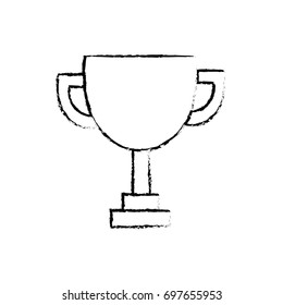 figure trophy prize cup to winner champion