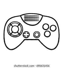 figure videogame controller with buttons to play in the console