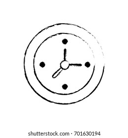 figure wall clock to know hours time