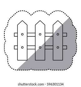figure wood grid icon, vector illustraction design image
