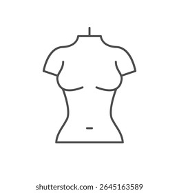 Icono de contorno de línea de vela