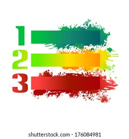 figures 123. frame for your text. Vector