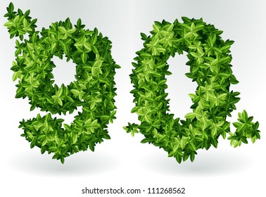 45,114 Number Green Leaves Images, Stock Photos & Vectors | Shutterstock