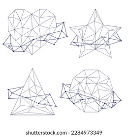 figuras forma geométrica abstracta polos bajos