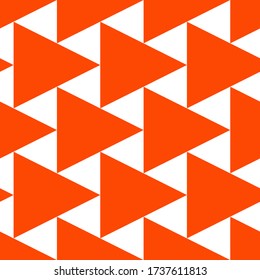 Figures background. Seamless pattern. Triangles ornament. Triangular shapes wallpaper. Polygons motif. Geometric backdrop. Digital paper, textile print, web design, abstract. Vector.