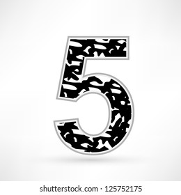 The figures in black and white spots.5