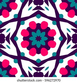 Figures with fancy elements. Fine structure wallpaper,surface, forms.Tiles motif.Textile print, wrapping, trendy contemporary, website, stylish fabric. Floral, flower texture.