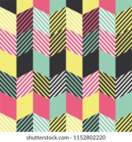 figures geometrics and colors background
