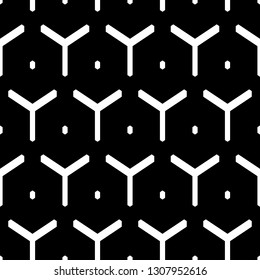 Figures, hexagons pattern. Geometrical wallpaper. Geometric background. Simple shapes backdrop. Polygons motif. Digital paper, abstract. Seamless ornament. Vector.