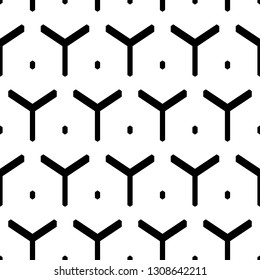 Figures, hexagons pattern. Geometrical wallpaper. Geometric background. Simple shapes backdrop. Polygons motif. Digital paper, abstract. Seamless ornament. Vector