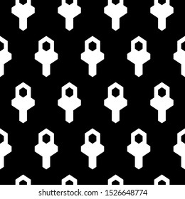 Figures, hexagons pattern. Geometrical wallpaper. Geometric background. Simple shapes backdrop. Polygons motif. Digital paper, abstract. Seamless ornament. Vector