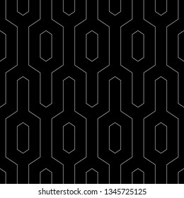 Figures, hexagons pattern. Seamless vector. Shapes ornament. Forms background. Tribal wallpaper. Ethnic image. Folk backdrop. Geometric motif. Digital paper, web design, textile print
