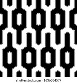 Figures, hexagons pattern.Forms background. Shapes ornament. Seamless vector. Tribal wallpaper. Ethnic image. Folk backdrop. Digital paper, web design, textile print. Geometric motif