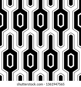 Figures, hexagons pattern.Shapes ornament. Forms background. Tribal wallpaper. Ethnic image.Seamless vector. Digital paper, web design, textile print. Folk backdrop. Geometric motif