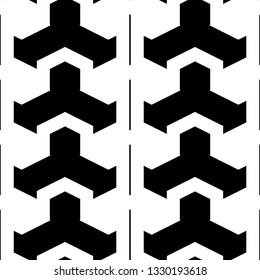 Figures, lines backdrop. Seamless pattern. Shapes, strokes ornament. Ethnic background. Geometric wallpaper. Tribal motif. Folk vector. Digital paper, textile print, web design