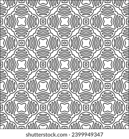 Cifras de líneas.Patrón negro sobre papel pintado blanco para página web, texturas, tarjeta, afiche, tela, textil. Resumen de fondo.Repetir imagen de fondo.Textura blanca. Las líneas forman formas.