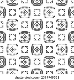 Cifras de líneas.Patrón negro sobre papel pintado blanco para página web, texturas, tarjeta, afiche, tela, textil. Resumen de fondo.Repetir imagen de fondo.Textura blanca. Las líneas forman formas.