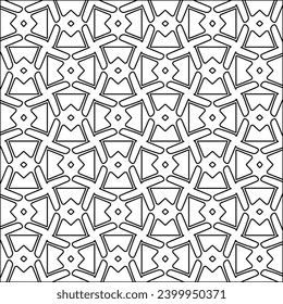 Cifras de líneas.Patrón negro sobre papel pintado blanco para página web, texturas, tarjeta, afiche, tela, textil. Resumen de fondo.Repetir imagen de fondo.Textura blanca. Las líneas forman formas.