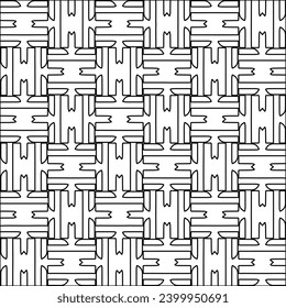Cifras de líneas.Patrón negro sobre papel pintado blanco para página web, texturas, tarjeta, afiche, tela, textil. Resumen de fondo.Repetir imagen de fondo.Textura blanca. Las líneas forman formas.