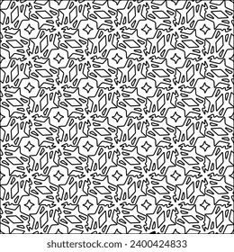Cifras de líneas.Patrón negro sobre papel pintado blanco para página web, texturas, tarjeta, afiche, tela, textil. Resumen de fondo.Repetir imagen de fondo.Textura blanca. Las líneas forman formas.