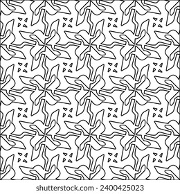Cifras de líneas.Patrón negro sobre papel pintado blanco para página web, texturas, tarjeta, afiche, tela, textil. Resumen de fondo.Repetir imagen de fondo.Textura blanca. Las líneas forman formas.