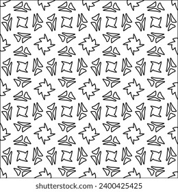 Cifras de líneas.Patrón negro sobre papel pintado blanco para página web, texturas, tarjeta, afiche, tela, textil. Resumen de fondo.Repetir imagen de fondo.Textura blanca. Las líneas forman formas.