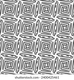 Cifras de líneas.Patrón negro sobre papel pintado blanco para página web, texturas, tarjeta, afiche, tela, textil. Resumen de fondo.Repetir imagen de fondo.Textura blanca. Las líneas forman formas.