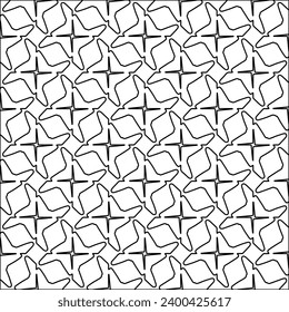 Cifras de líneas.Patrón negro sobre papel pintado blanco para página web, texturas, tarjeta, afiche, tela, textil. Resumen de fondo.Repetir imagen de fondo.Textura blanca. Las líneas forman formas.