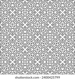 Cifras de líneas.Patrón negro sobre papel pintado blanco para página web, texturas, tarjeta, afiche, tela, textil. Resumen de fondo.Repetir imagen de fondo.Textura blanca. Las líneas forman formas.