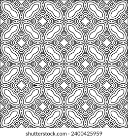 Cifras de líneas.Patrón negro sobre papel pintado blanco para página web, texturas, tarjeta, afiche, tela, textil. Resumen de fondo.Repetir imagen de fondo.Textura blanca. Las líneas forman formas.