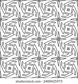 Cifras de líneas.Patrón negro sobre papel pintado blanco para página web, texturas, tarjeta, afiche, tela, textil. Resumen de fondo.Repetir imagen de fondo.Textura blanca. Las líneas forman formas.