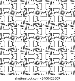 Cifras de líneas.Patrón negro sobre papel pintado blanco para página web, texturas, tarjeta, afiche, tela, textil. Resumen de fondo.Repetir imagen de fondo.Textura blanca. Las líneas forman formas.