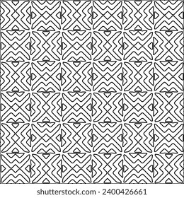 Cifras de líneas.Patrón negro sobre papel pintado blanco para página web, texturas, tarjeta, afiche, tela, textil. Resumen de fondo.Repetir imagen de fondo.Textura blanca. Las líneas forman formas.