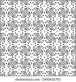 Cifras de líneas.Patrón negro sobre papel pintado blanco para página web, texturas, tarjeta, afiche, tela, textil. Resumen de fondo.Repetir imagen de fondo.Textura blanca. Las líneas forman formas.