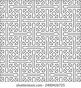 Cifras de líneas.Patrón negro sobre papel pintado blanco para página web, texturas, tarjeta, afiche, tela, textil. Resumen de fondo.Repetir imagen de fondo.Textura blanca. Las líneas forman formas.