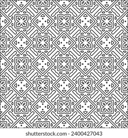 Cifras de líneas.Patrón negro sobre papel pintado blanco para página web, texturas, tarjeta, afiche, tela, textil. Resumen de fondo.Repetir imagen de fondo.Textura blanca. Las líneas forman formas.