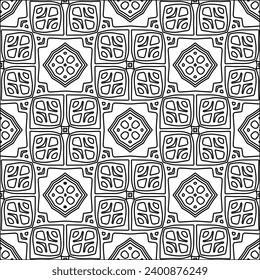 Cifras de líneas.Patrón negro sobre papel pintado blanco para página web, texturas, tarjeta, afiche, tela, textil. Resumen de fondo.Repetir imagen de fondo.Textura blanca. Las líneas forman formas.