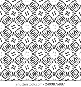Figures from lines.Black pattern on white wallpaper for web page, textures, card, poster, fabric, textile. Abstract background.Repeating background image.White texture. Lines form shapes.