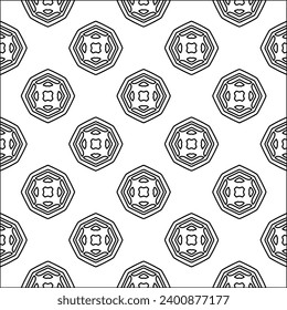 Cifras de líneas.Patrón negro sobre papel pintado blanco para página web, texturas, tarjeta, afiche, tela, textil. Resumen de fondo.Repetir imagen de fondo.Textura blanca. Las líneas forman formas.