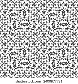 Cifras de líneas.Patrón negro sobre papel pintado blanco para página web, texturas, tarjeta, afiche, tela, textil. Resumen de fondo.Repetir imagen de fondo.Textura blanca. Las líneas forman formas.